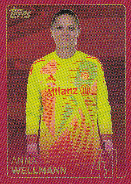 Anna Wellmann - FC Bayern München - Topps 125 Jahre FC Bayern München - Basis Bild - Nr. 204