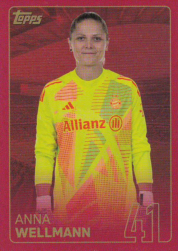 Anna Wellmann - FC Bayern München - Topps 125 Jahre FC Bayern München - Basis Bild - Nr. 204