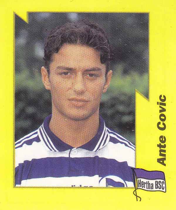 Ante Covic / Hertha BSC Berlin / Panini Bundeslig 1997 / Gelbe Serie / Nr. 94