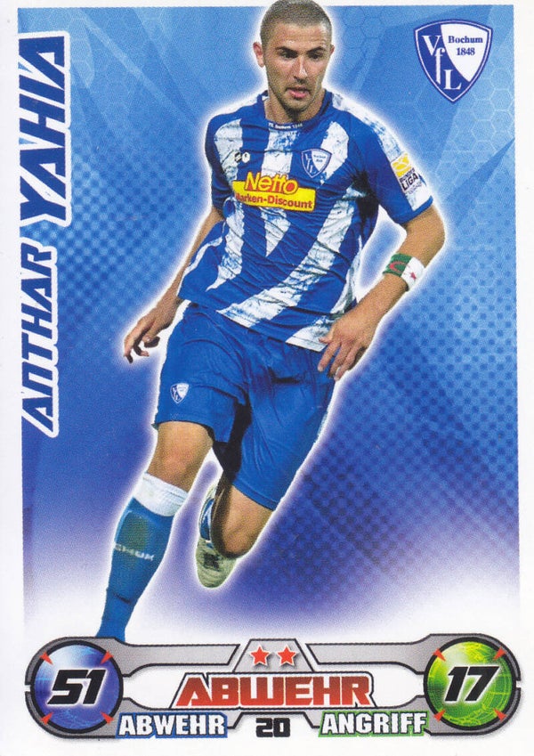 Anthar Yahia / VFL Bochum / Topps Match Attax 2009 / Basis Karte / Nr. 20