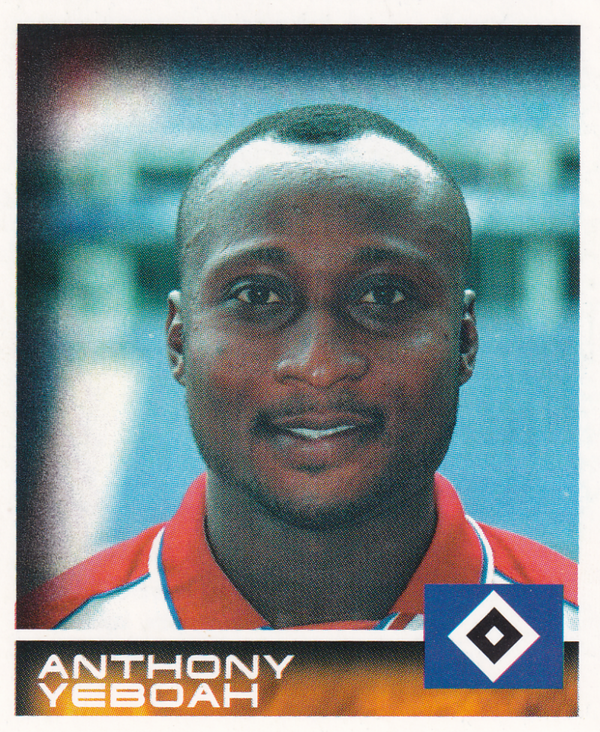 Anthony Yeboah - Hamburger SV - Panini Bundesliga 2001 - Basis Bild - Nr. 243