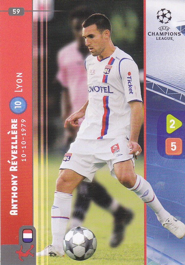 Anthony Reveillere Olympique Lyon Basis Karte Nr.59