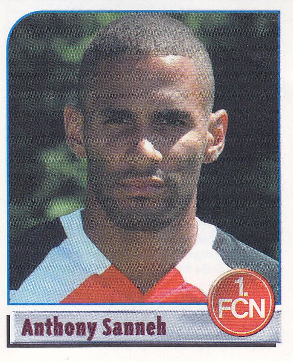 Anthony Sanneh - 1.FC Nürnberg - Panini Bundesliga 2002 - Basis Bild - Nr. 398