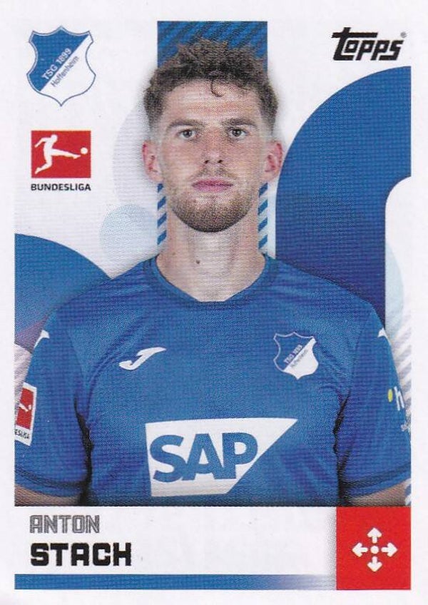 Anton Stach - TSG 1899 Hoffenheim - Topps Bundesliga 2024 - Basis Bild - Nr. 201