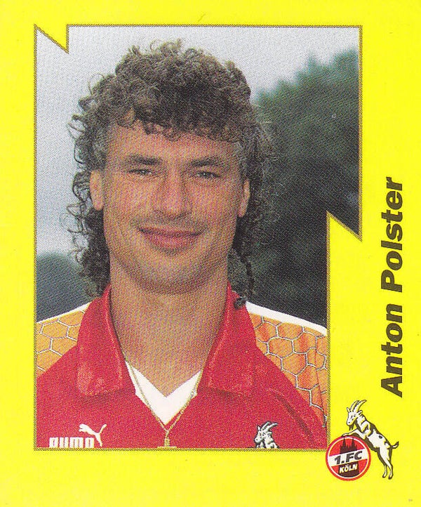 Anton Polster / 1.FC Köln / Panini Bundesliga 1997 / Gelbe Serie / Nr. 135