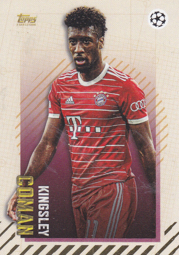 Kingsley Coman / FC Bayern München / Topps Gold / Current Karte / Nr.52