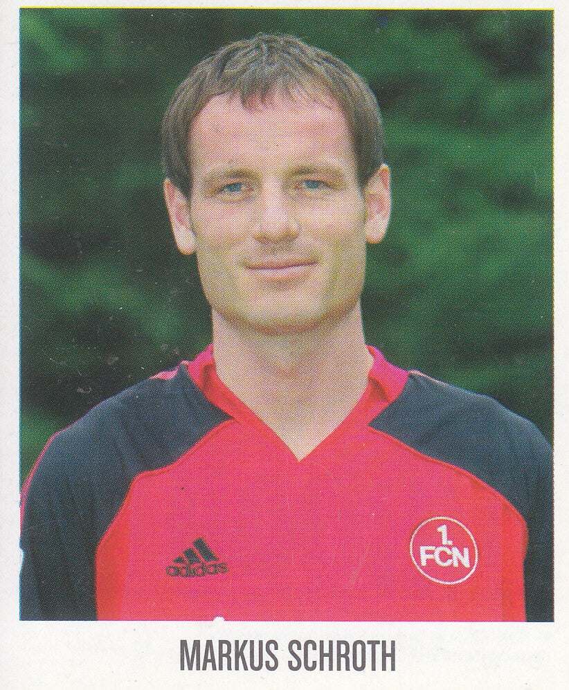 Markus Schroth / 1.FC Nürnberg / Panini Bundesliga 2005 / Basis Bild / Nr. 435