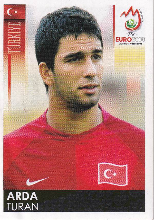 Arda Turan - Türkei - Panini EM 2008 - Basis Bild - Nr. 137