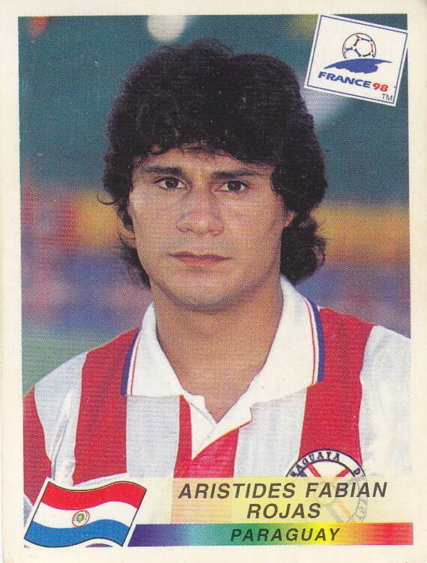 Aristides Fabian Rojas / Paraquay / Panini WM 1998 / Basis Bild / Nr.278