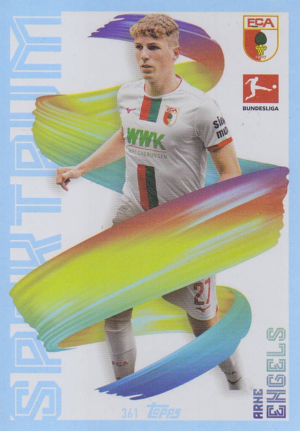 Arne Engels / FC Augsburg / Topps Match Attax 2023 / Spektrum Karte / Nr. 361