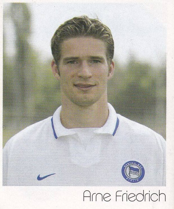 Arne Friedrich / Hertha BSC Berlin / Panini Bundesliga 2003 / Basis Bild / Nr. 12