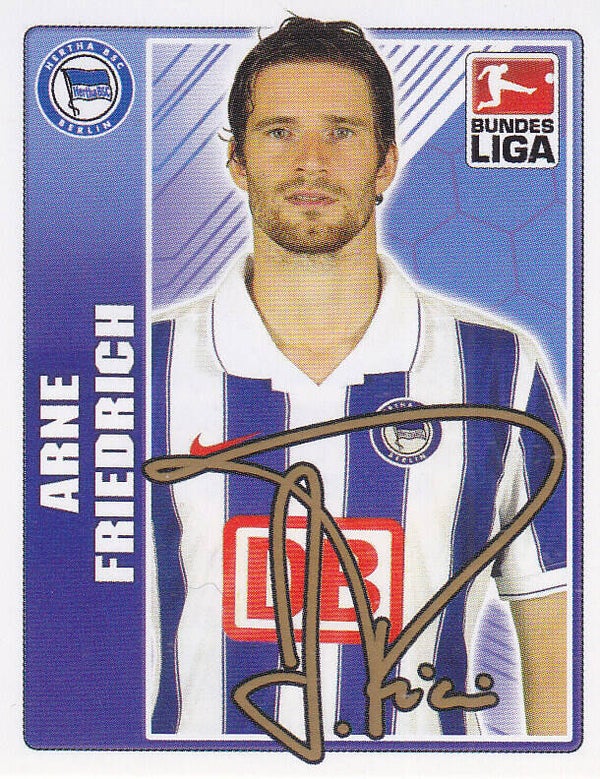 Arne Friedrich / Hertha BSC Berlin / Topps Bundesliga 2009 / Basis Bild / Nr. 9