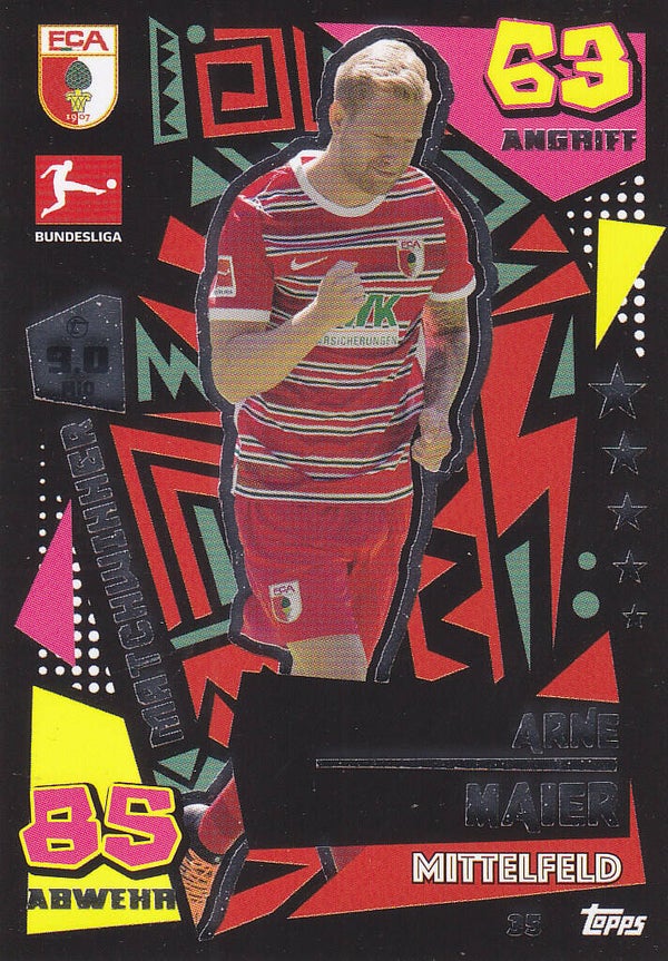 Arne Maier FC Augsburg Matchwinner Karte Nr.35