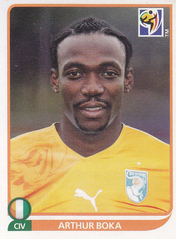 Arthur Boka / Elfenbeinküste / Panini WM 2010 / Basis Bild / ENr.529