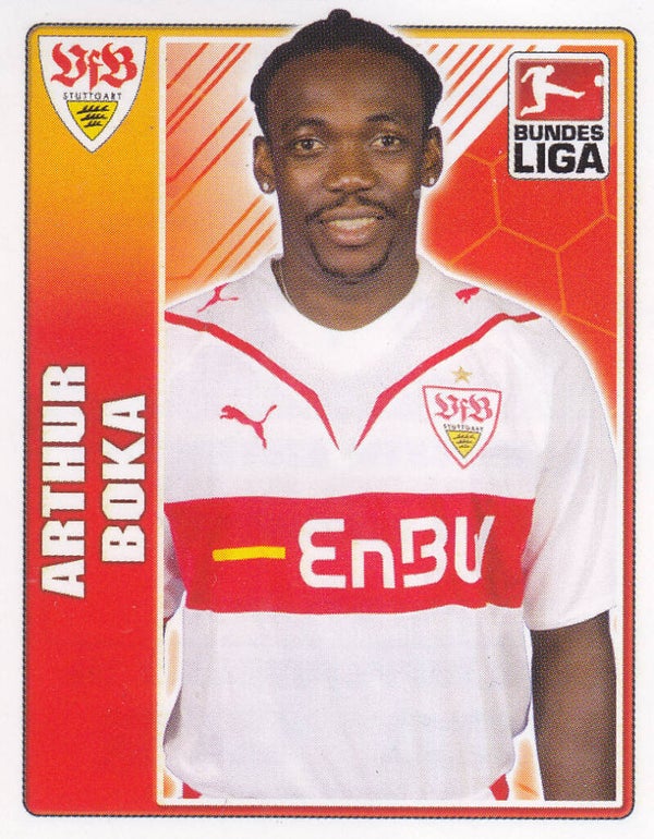 Arthur Boka / VFB Stuttgart / Topps Bundesliga 2009 / Basis Bild / Nr. 384