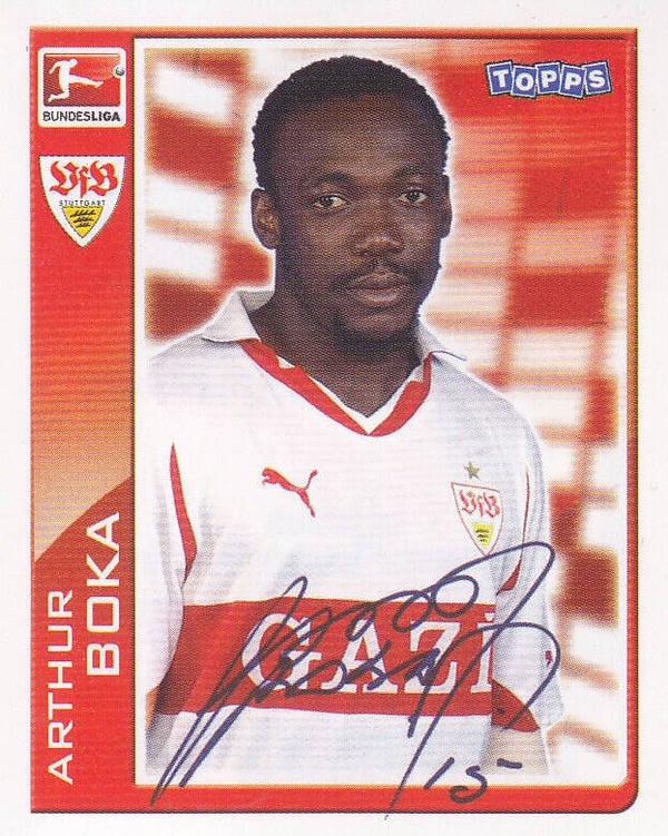 Arthur Boka / VFB Stuttgart / Topps Bundesliga 2010 / Basis Bild / Nr. 390