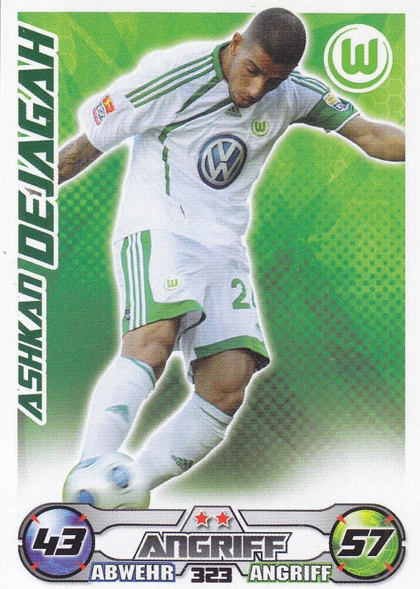 Ashkan Dejagah / VFL Wolfsburg / Topps Match Attax 2009 / Basis Karte / Nr. 323