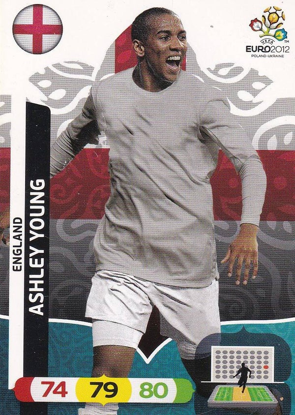 Ashley Young / England / Panini EM 2012 / Basis Karte / Nr. 49