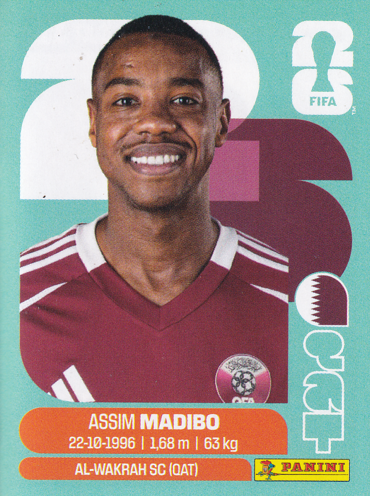 Assim Madibo - Qatar - Panini WM 2026 - Basis Bild - QAT11