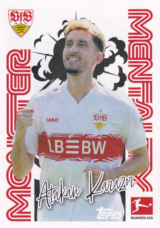 Atakan Karazor - VFB Stuttgart - Topps Bundesliga 2025 - Monster Mentality - Nr. 272