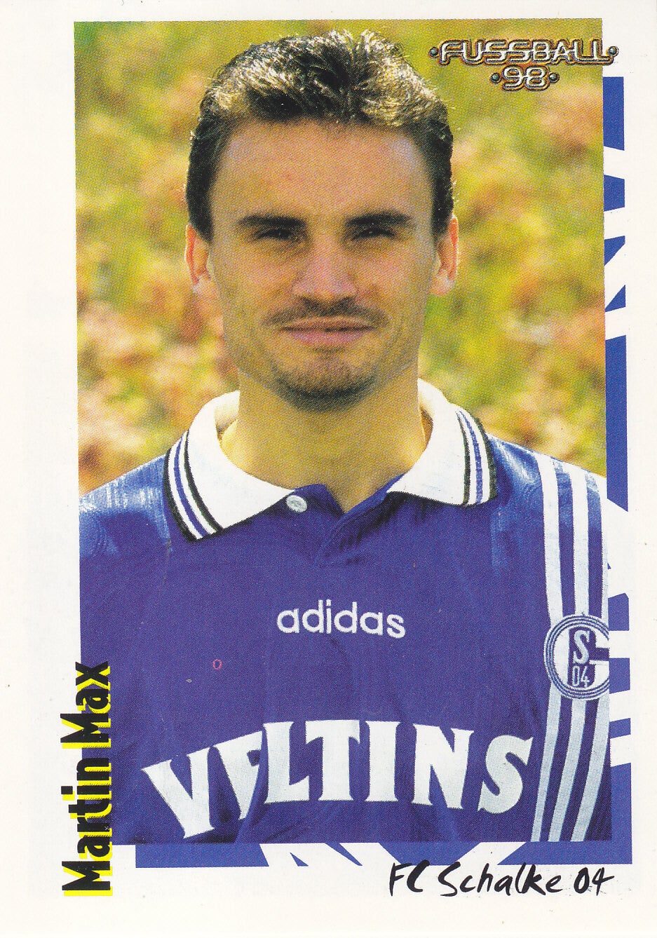 Martin Max - FC Schalke 04 - Panini Bundesliga 1998 - Basis Bild - Nr. 325