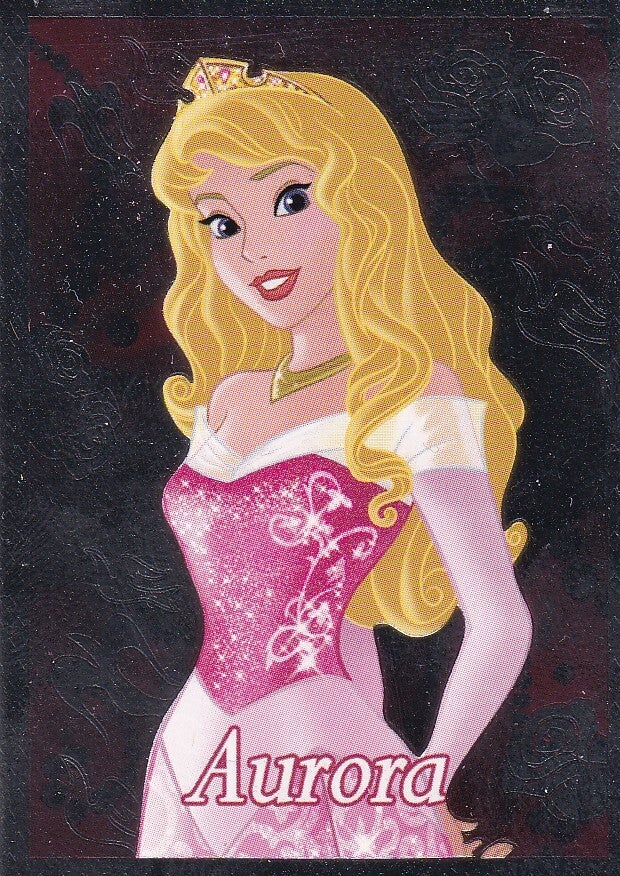 Aurora - Panini Weihnachten mit Guten Disney Freunden - Glitzerbild / Nr. 110