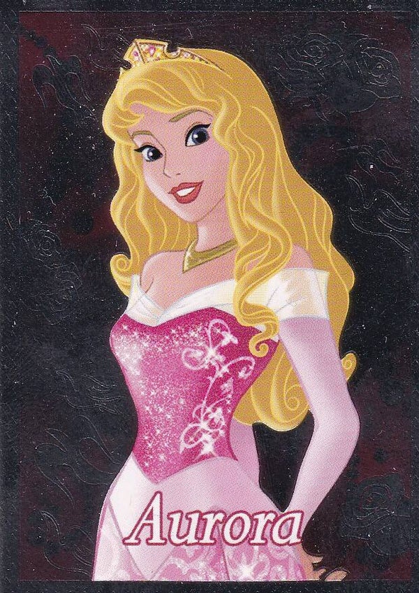 Aurora - Panini Weihnachten mit Guten Disney Freunden - Glitzerbild / Nr. 110