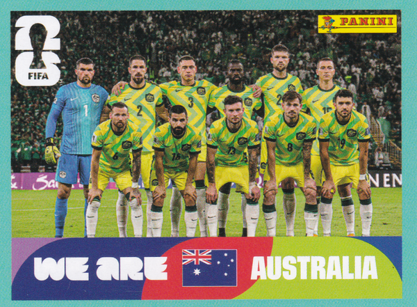 Australien - Panini WM 2026 - Team Foto - Mannschaftsbild - AUS13
