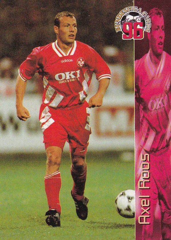 Axel Roos / 1.FC Kaiserslautern / Panini Bundesliga 1996 / Basis Karte / Nr. 119
