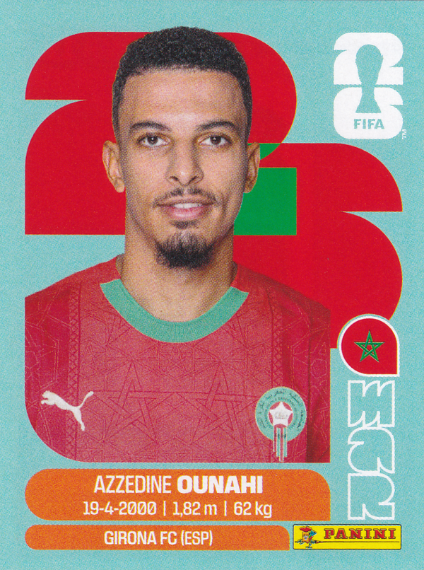 Azzedine Ounahi - Marokko - Panini WM 2026 - Basis Bild - MAR11
