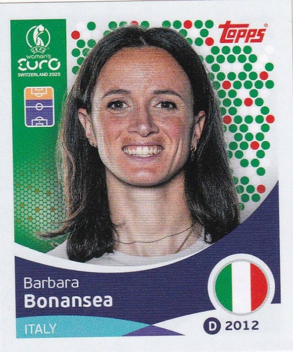 Barbara Bonansea - Italien - Topps Frauen EM 2025 - Basis Bild - Nr. 155