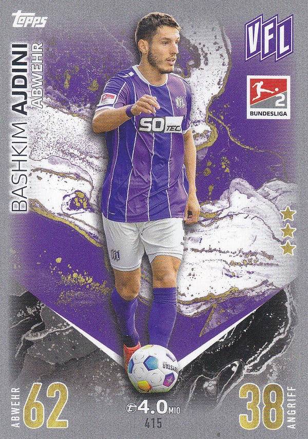 Bashkim Ajdini / VFL Osnabrück / Topps Match Attax 2023 / Basis Karte / Nr. 415