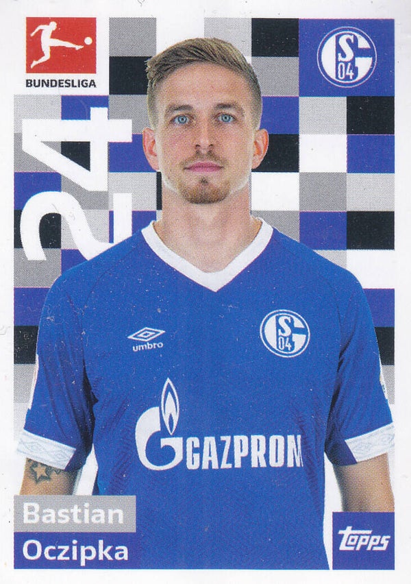 Bastian Oczipka / FC Schalke 04 / Topps Bundesliga 2018 / Basis Bild / Nr. 231