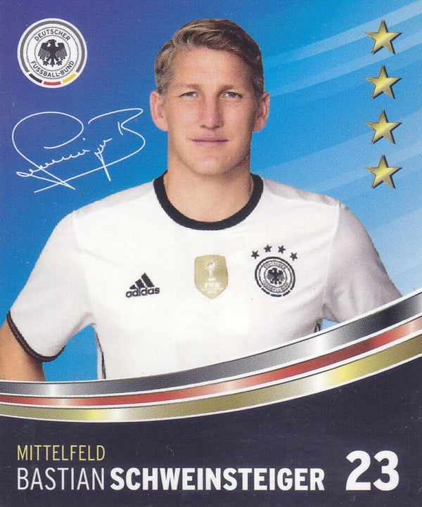 Bastian Schweinsteiger / Deutschland / Basis Plastik Sammelkarte / Nr. 23
