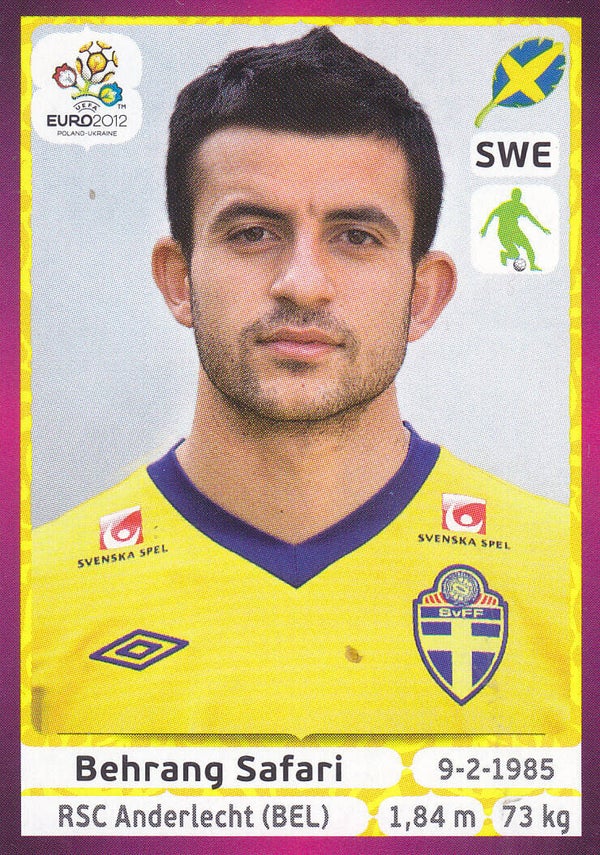 Behrang Safari / Schweden / Panini EM 2012 / Basis Bild Nr.440
