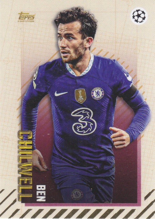 Ben Chilwell / FC Chelsea / Topps Gold 2022 / Current Karte / Nr.13
