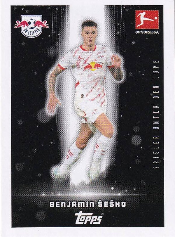 Benjamin Sesko / RB Leipzig / Topps Bundesliga 2024 / Spieler unter der Lupe / Nr. 259
