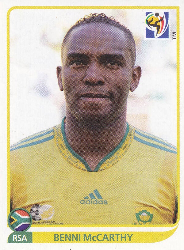 Benni McCarthy / Südafrika / Panini WM 2010 / Basis Bild / Nr.46