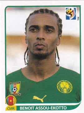 Benoit Assou-Ekotto / Kamerun / Panini WM 2010 / Basis Bild / Nr. 398