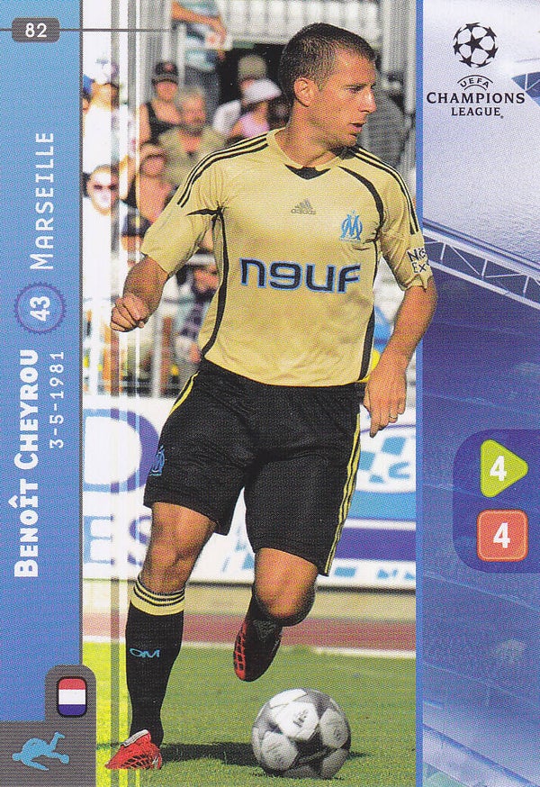 Benoit Cheyrou Olympique Marseille Basis Karte Nr.82