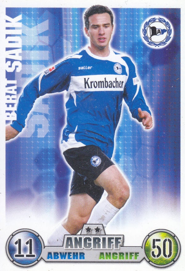 Berat Sadik / DSC Arminia Bielefeld / Topps Match Attax 2008 / Basis Karte / Nr.33