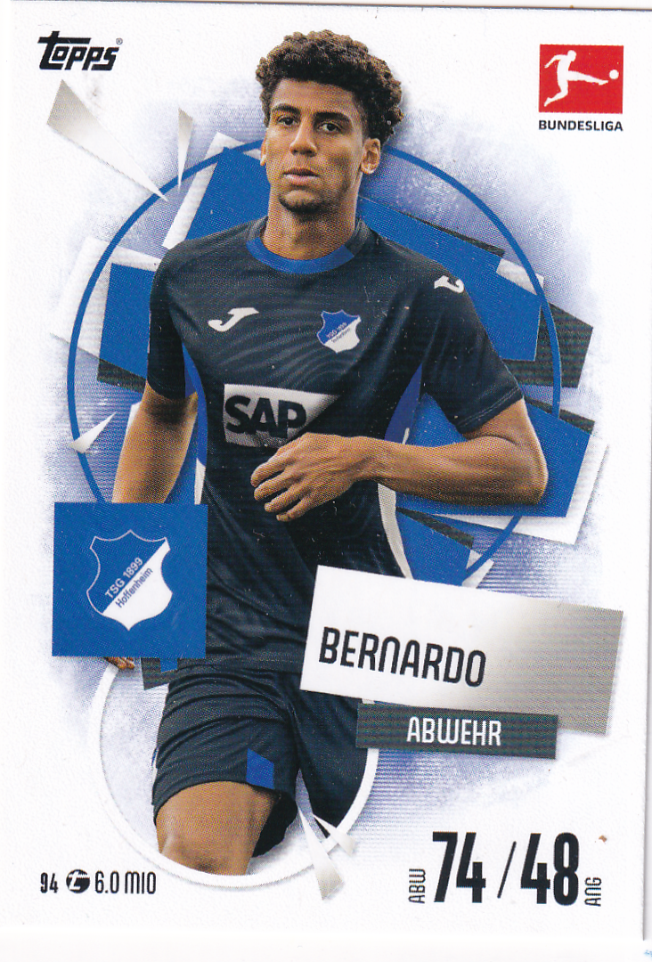 Bernardo - TSG 1899 Hoffenheim - Topps Match Attax 2025 - Basis Karte - Nr. 94