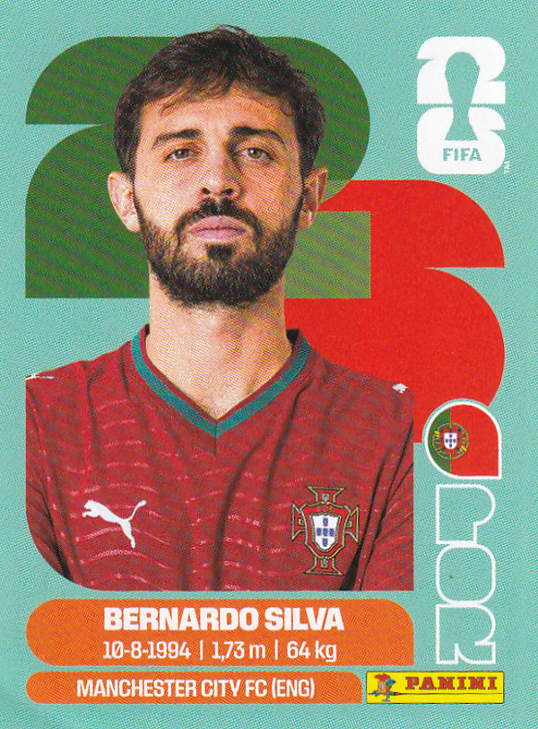 Bernardo Silva - Portugal - Panini WM 2026 - Basis Bild - POR9
