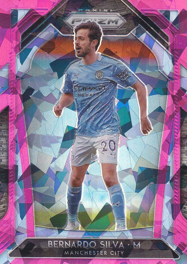 Bernardo Silva / Manchester City / Panini Prizm Premier League 2020 / Basis Karte / Nr. 100