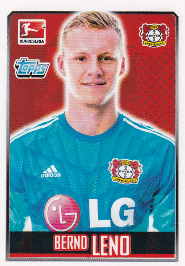 Bernd Leno - Bayer Leverkusen - Topps Bundesliga 2014 - Basis Bild - Nr. 157