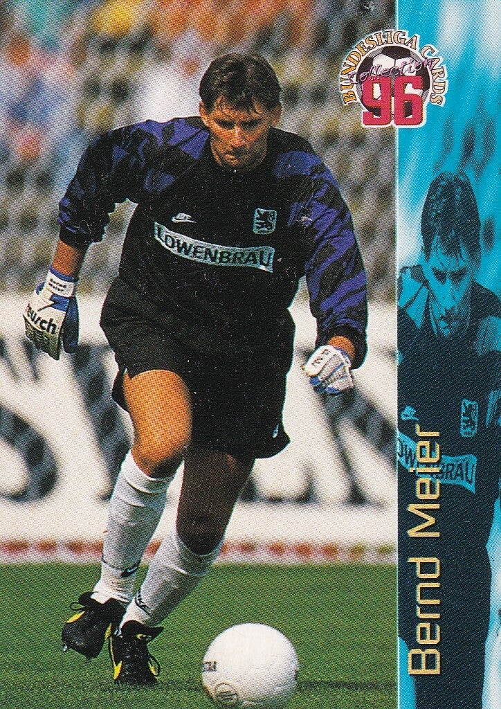 Bernd Meier / TSV 1860 München / Panini Bundesliga 1996 / Basis Karte / Nr. 157