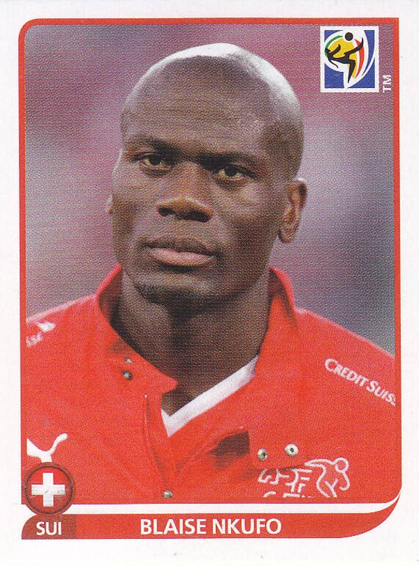 Blaise Nkufo / Schweiz / Panini WM 2010 / Basis Bild Nr.598