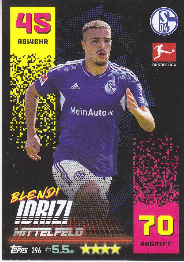 Blendi Idrizi FC Schalke 04 Basis Karte Nr.296