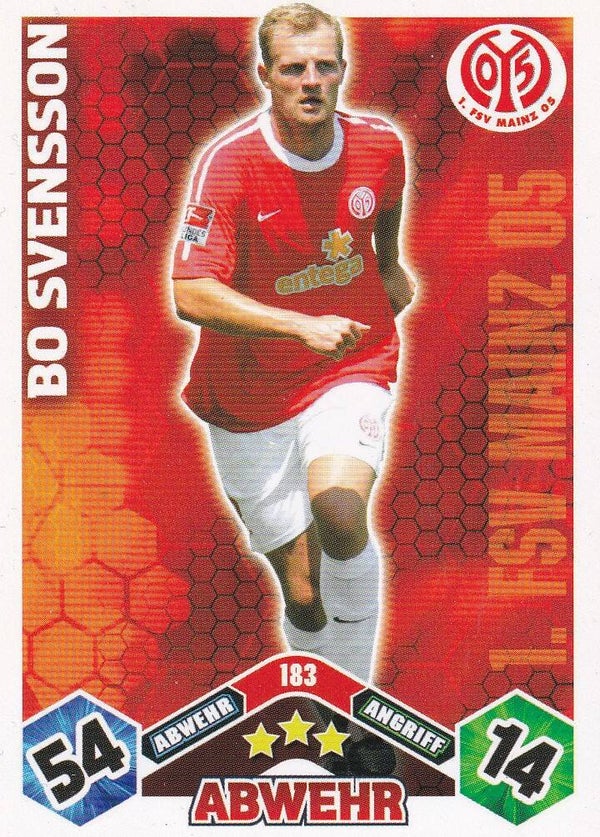 Bo Svensson / 1.FSV Mainz 05 / Topps Match Attax 2010 / Basis Karte / Nr. 183