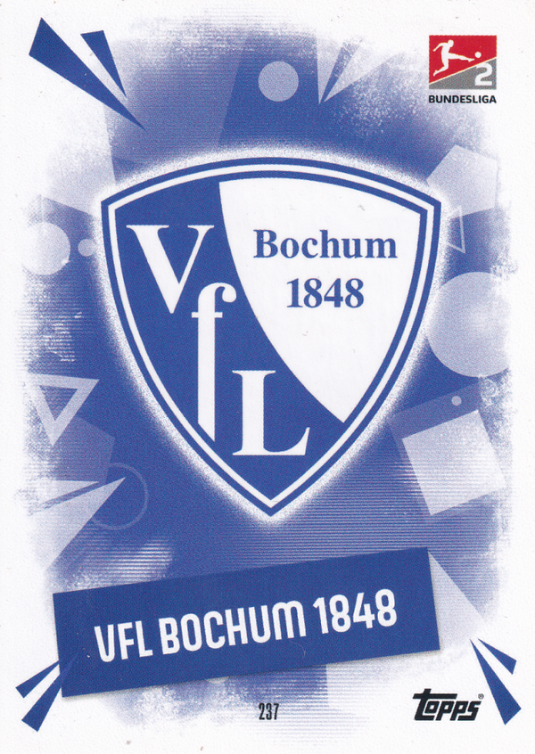 VFL Bochum - Topps Match Attax 2025 - Vereinslogo - Nr. 237
